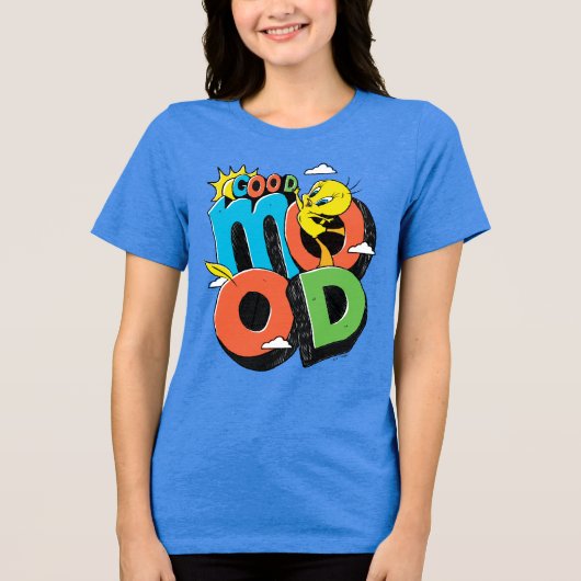 TWEETY™ Good Mood Tri-Blend Shirt (Voorkant)