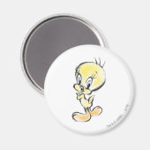 Tweety - Handtekening Magneet (Voorkant / Achterkant)