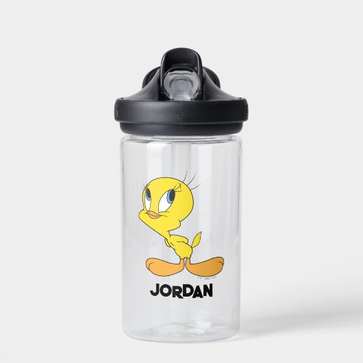 TWEETY™ Hmm | Jouw namen toevoegen Waterfles (Voorkant)