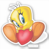 TWEETY™ Holding Heart Sticker (Voorkant)