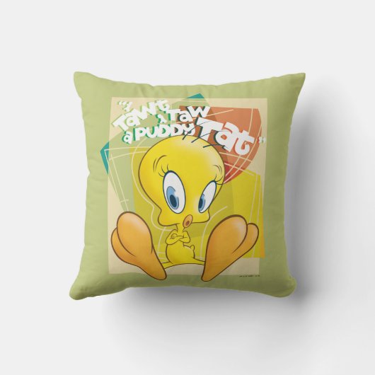 TWEETY™ "I Tawt I Taw A Puddy Tat" Kussen (Achterkant)