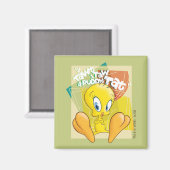 TWEETY™ "I Tawt I Taw A Puddy Tat" Magneet (Voorkant / Achterkant)