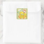 TWEETY™ "I Tawt I Taw A Puddy Tat" Vierkante Sticker (Tas)