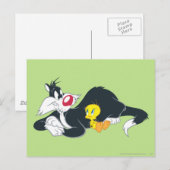 TWEETY™ in actie Pose 14 Briefkaart (Voorkant / Achterkant)