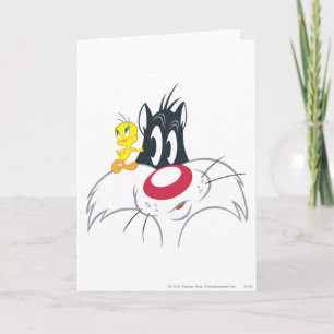 Tweety in Action Pose 12 Kaart