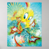 Tweety in Blue Wave Poster (Voorkant)