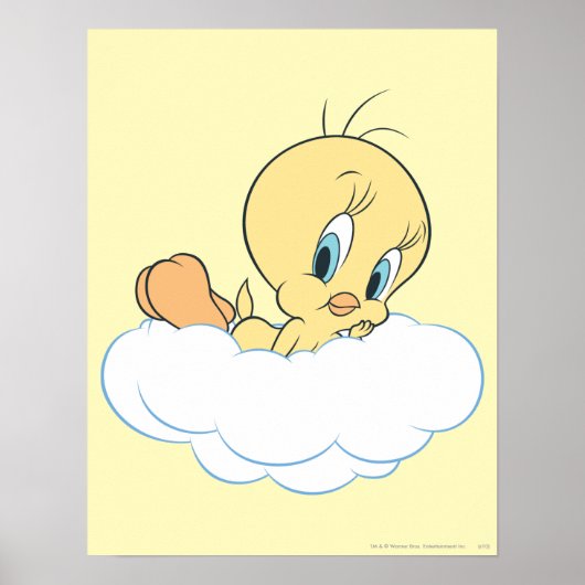 Tweety in Clouds Pose 3 Poster (Voorkant)