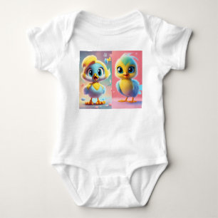 Tweety. in pastelkleuren. kinderachtig en leuk romper