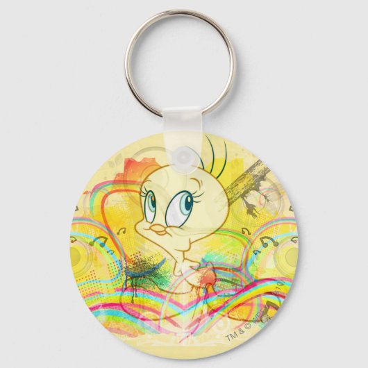 TWEETY™ in regenbogen Sleutelhanger (Voorkant)