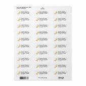 Tweety In The Clouds Pose 15 Etiket (Full Sheet)