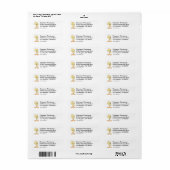 TWEETY™ In The Clouds Pose 21 Etiket (Full Sheet)