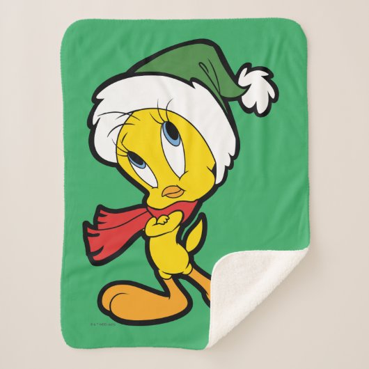 TWEETY™ kerstgedachten Sherpa Deken (Voorkant)