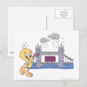 TWEETY™ London Bridge Briefkaart (Voorkant / Achterkant)