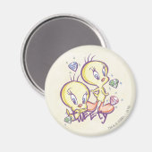 Tweety met Pareltjes Magneet (Voorkant / Achterkant)