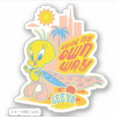 TWEETY™ - Mijn eigen weg Sticker (Voorkant)