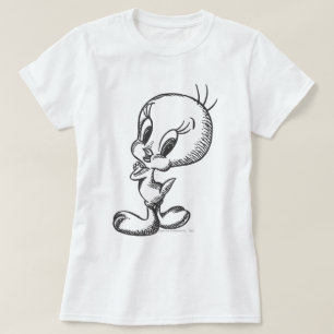 TWEETY™ Mooi zwart/wit T-shirt