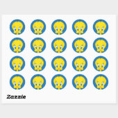 TWEETY™ | Onschuldige kleine vogel Ronde Sticker (Vel)