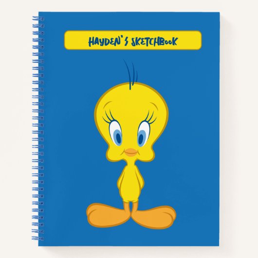 TWEETY™ | Onschuldige vogeltekening Notitieboek (Voorkant)