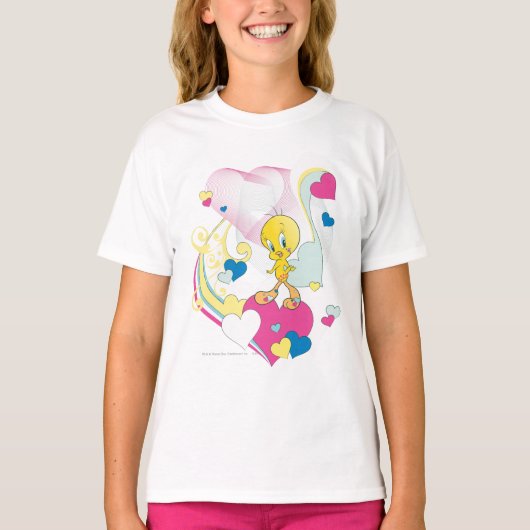 TWEETY™ op hart T-shirt (Voorkant)