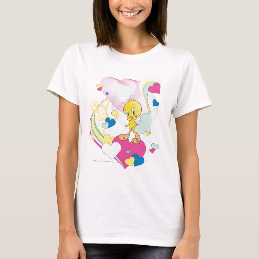 TWEETY™ op hart T-shirt (Voorkant)