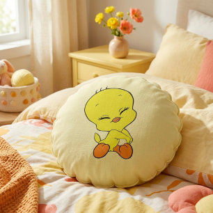 Tweety Rond Kussen