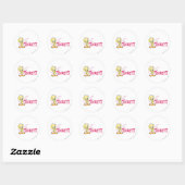 "TWEETY™" Roze Ronde Sticker (Vel)