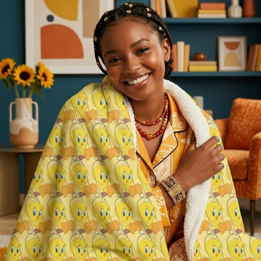 Tweety Sherpa Blanket Deken