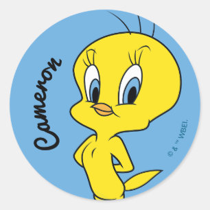 TWEETY™ Slimme vogel Ronde Sticker
