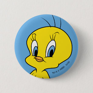 TWEETY™ Sluwe vogel Ronde Button 5,7 Cm