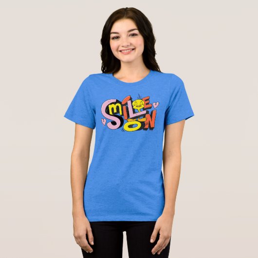 TWEETY™ Smile On Tri-Blend Shirt (Voorkant volledig)