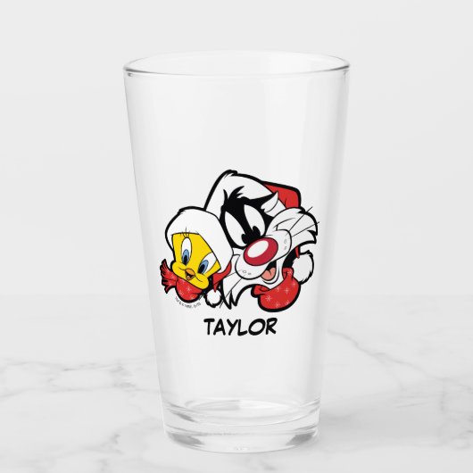 TWEETY™ & SYLVESTER™ "Alles goed" Glas (Voorkant)