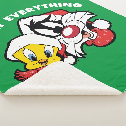 TWEETY™ & SYLVESTER™ "Alles goed" Sherpa Deken (3/4)