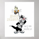 TWEETY™ & SYLVESTER™ Golfing - Nice Birdie Poster (Voorkant)