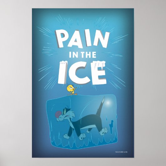 TWEETY™ & SYLVESTER™ "Pijn in ijs" Poster (Voorkant)