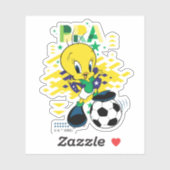 TWEETY™ Team Brazil Soccer Graphic Sticker (Vel)