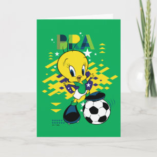 TWEETY™ Team Brazilië Voetbal Grafisch Kaart