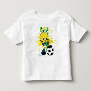 TWEETY™ Team Brazilië Voetbal Grafisch Kinder Shirts