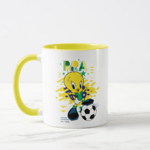 TWEETY™ Team Brazilië Voetbal Grafisch Mok