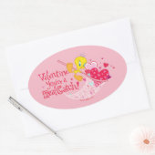 TWEETY™ - U bent een echte vangst Ovale Sticker (Envelop)