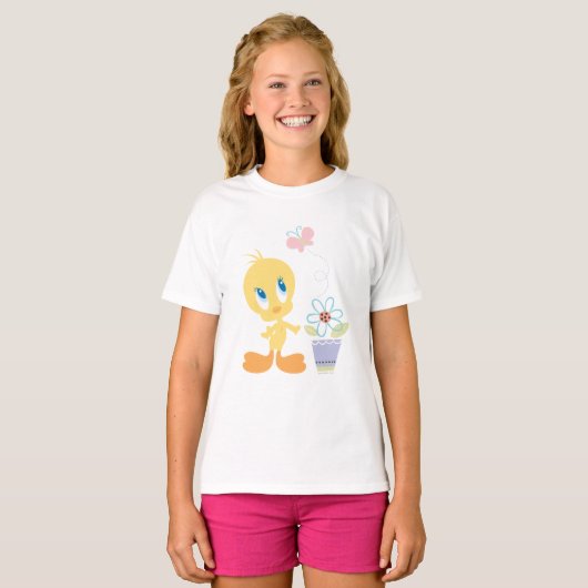 TWEETY™-uitziende vlinder T-shirt (Voorkant volledig)