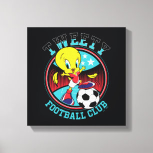 TWEETY™ voetbalclub badge Canvas Afdruk