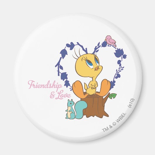 TWEETY™ "Vriendschap en Liefde" Magneet (Voorkant)