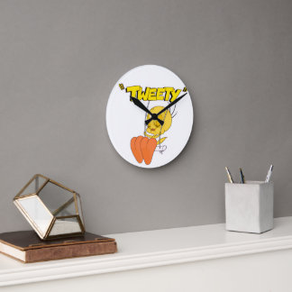 Tweety wandklok voor kinderen | Mooie cartoon kind Ronde Klok