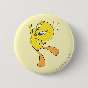 TWEETY™ Zie me vliegen Ronde Button 5,7 Cm