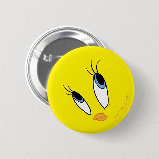 TWEETY™ Zoete Ogen Ronde Button 5,7 Cm (Voorkant /achterkant)