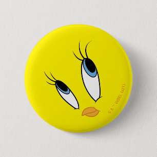 TWEETY™ Zoete Ogen Ronde Button 5,7 Cm