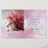 tweevoudig brochure faux-pareltrekkereffect (Voorkant)