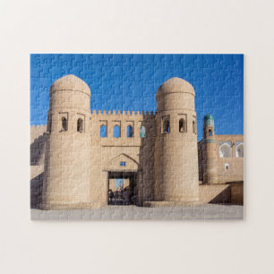 Tweevoudig getwijnd West Gate - Khiva, Oezbekistan Legpuzzel