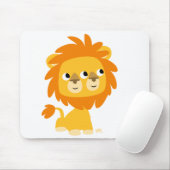 Tweezijdig de kleinste cartoon leeuw mousepad muismat (Met muis)