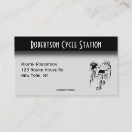 Tweezijdig fietsen met Visitekaartje van uren